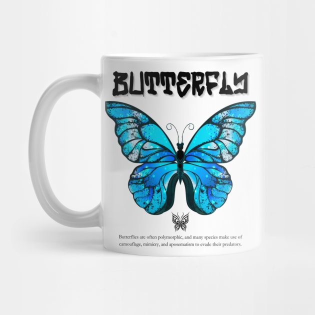 Blue Butterfly by Dnand